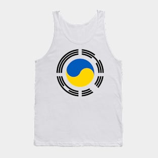 Korean Ukrainian Multinational Patriot Flag Series Tank Top